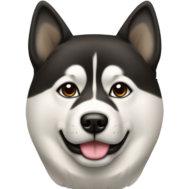 black akita americain emoji