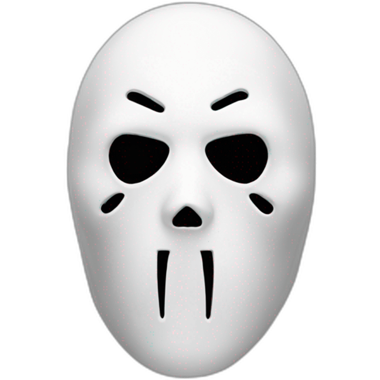 Ghostface mask emoji