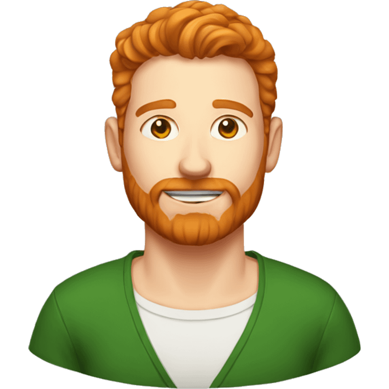 Portrait, Irish Male, 34, Ginger, Facial Hair emoji