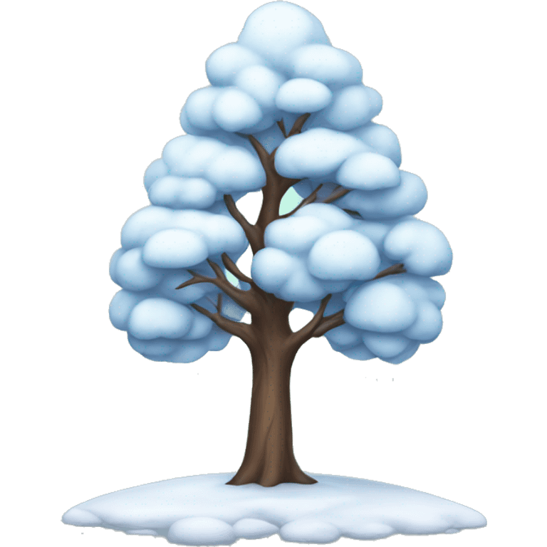 cute winter tree emoji