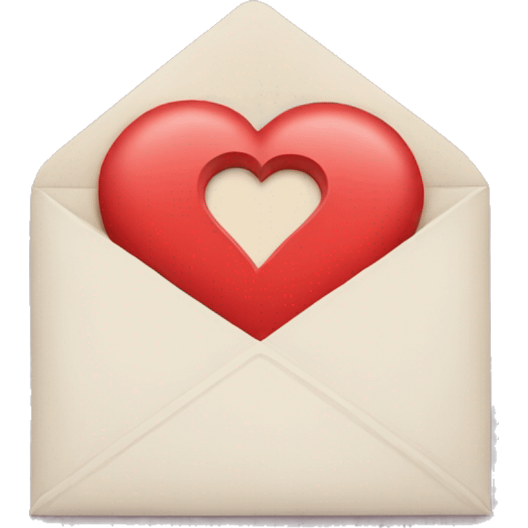 letter r with heart envelope  emoji