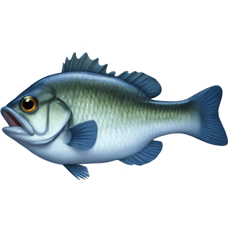 Blue Bass emoji