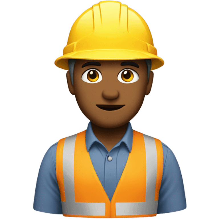 Ron wearing hard hat  emoji