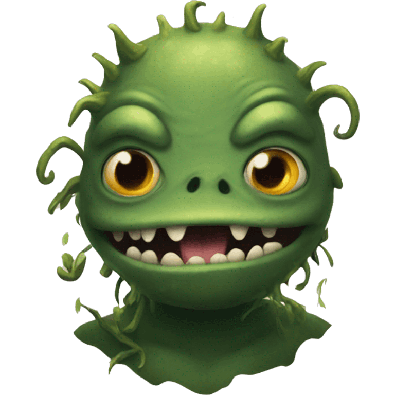 swamp monster in love emoji