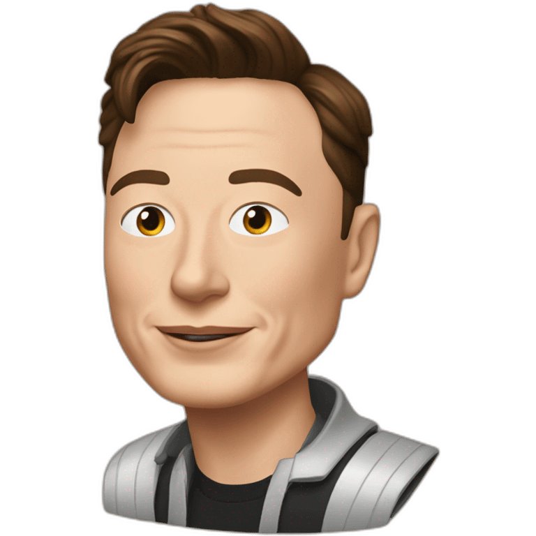 Elon Musk, dans l’espace emoji