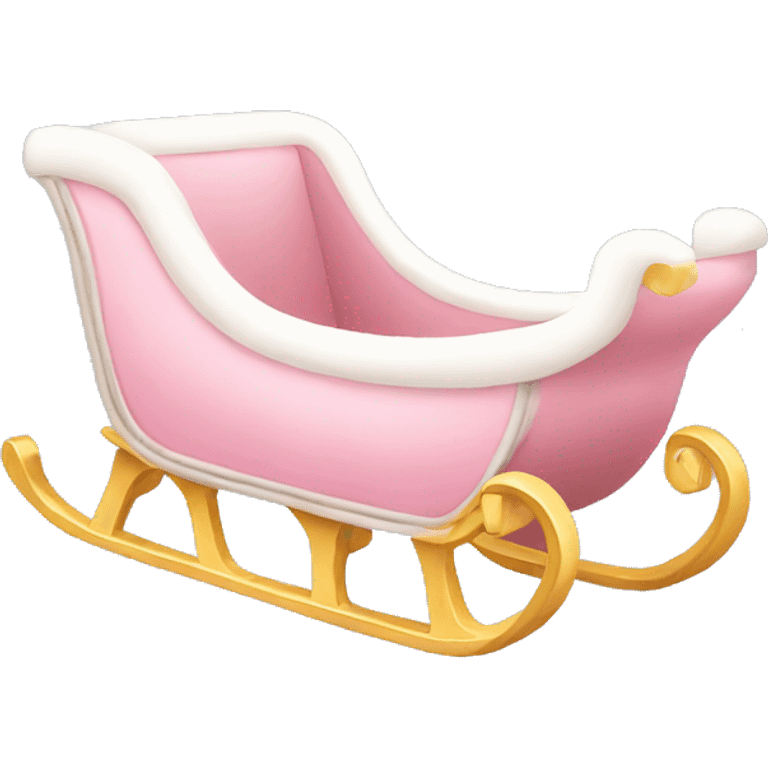 light pink sleigh emoji