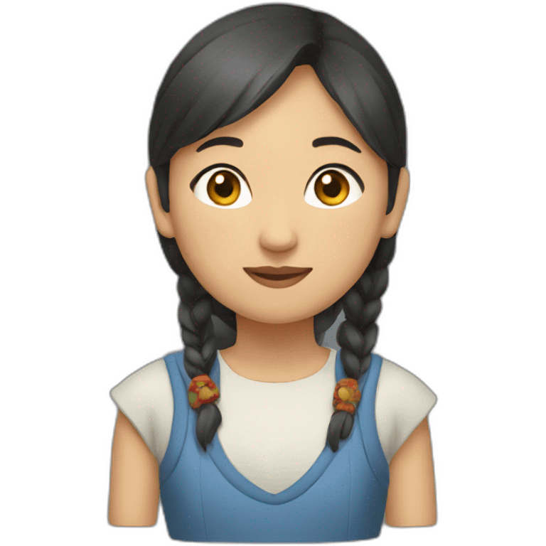 Kyrgyz girl emoji