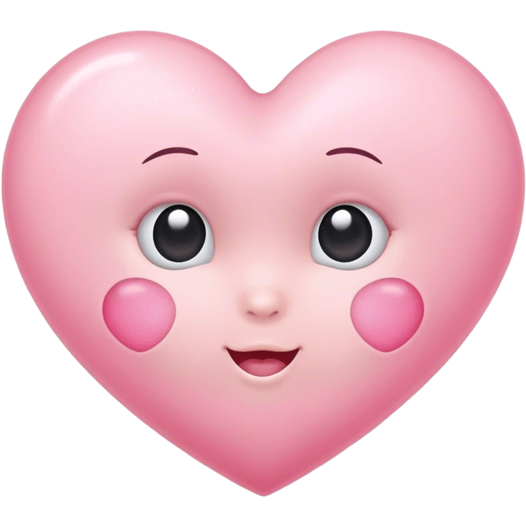 Baby pink heart  emoji