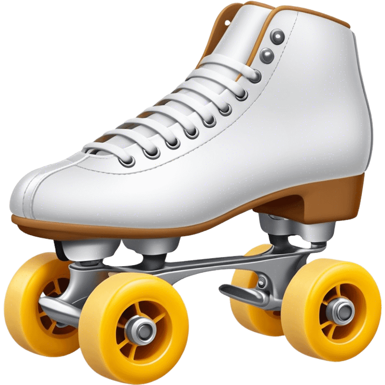 Speed skating skate on wheels emoji