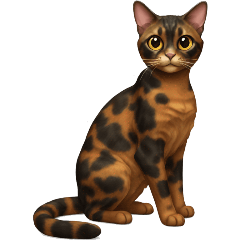 Tortoiseshell Cat Breed Full Body emoji