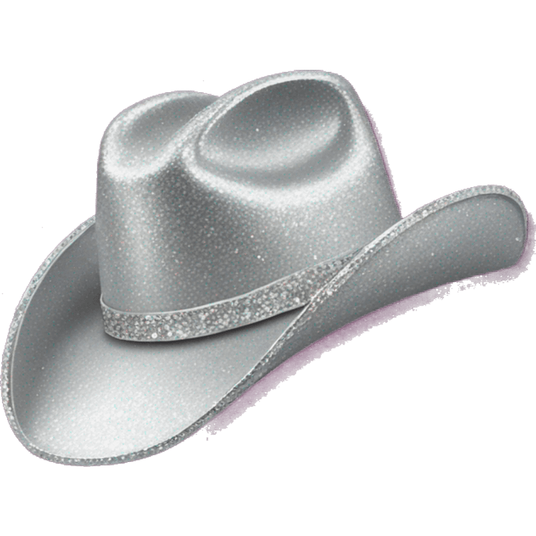 glitter cowboy hat emoji