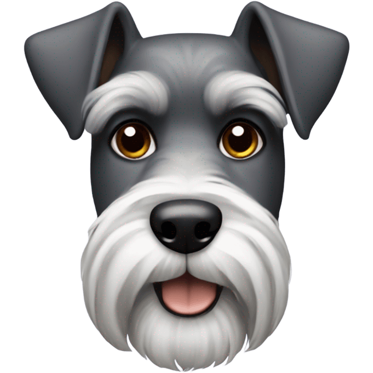 Dog schnauzer emoji