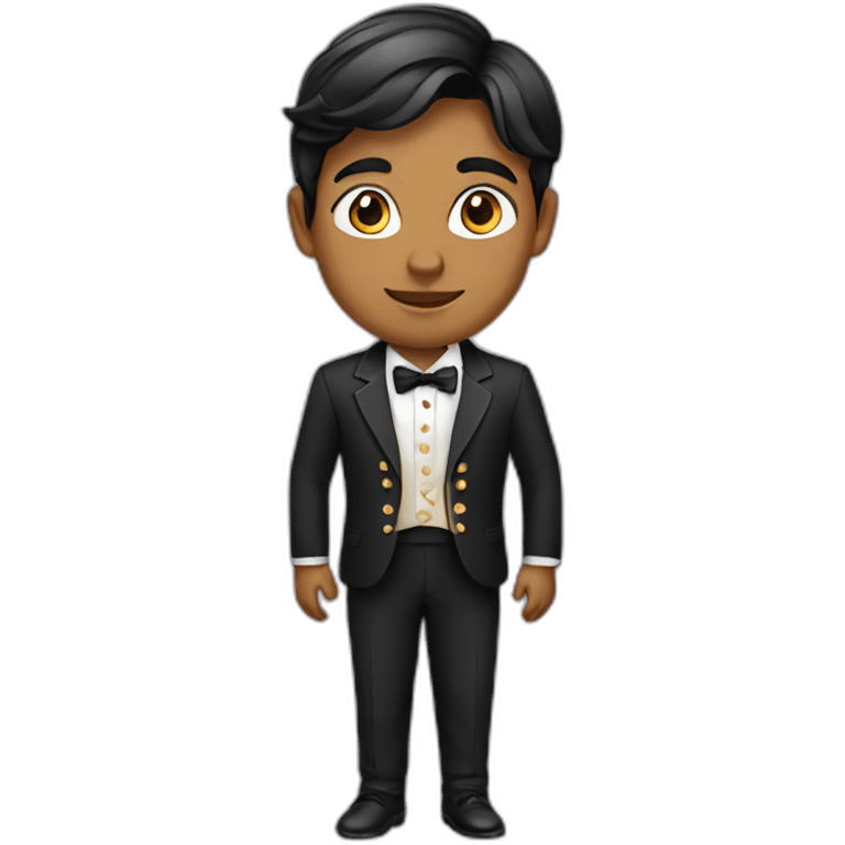 indian boy in formal dress emoji