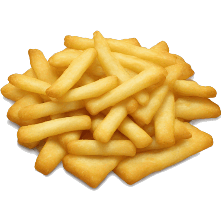 French fríes pile in a plate emoji