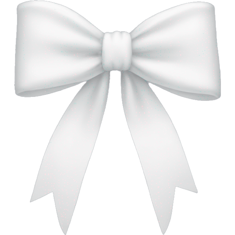 white bow emoji