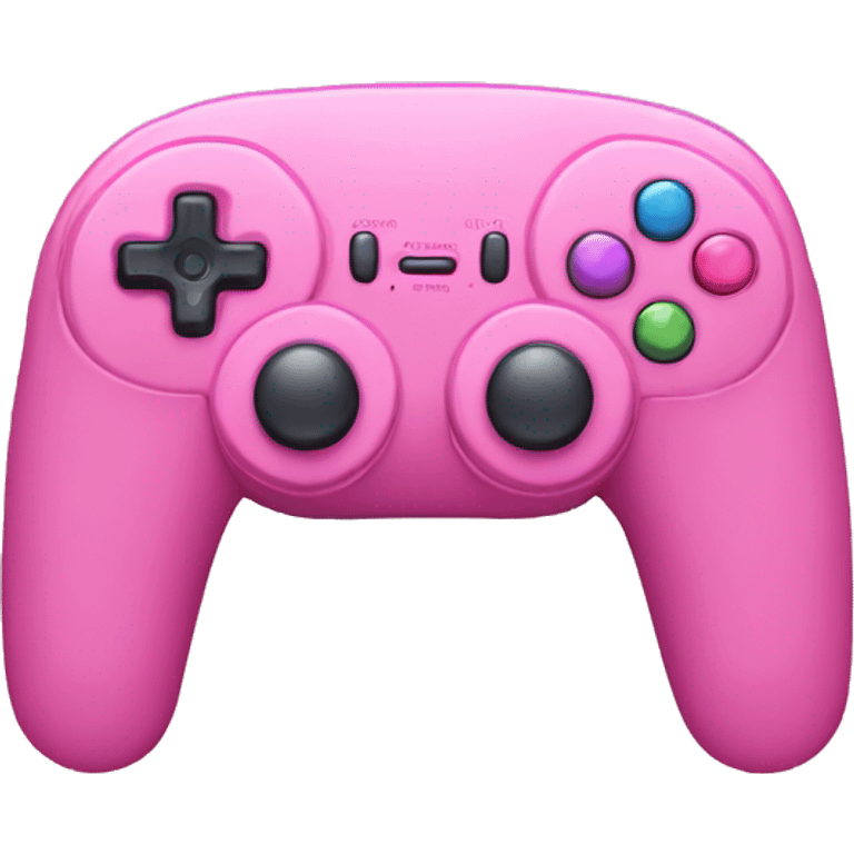 pink gamepad without wire emoji