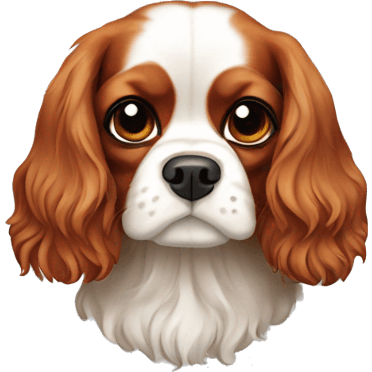 a cavalier king charles spaniel emoji