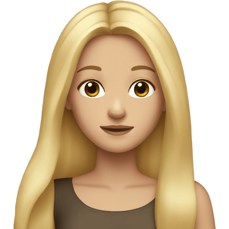 Blonde girl emoji