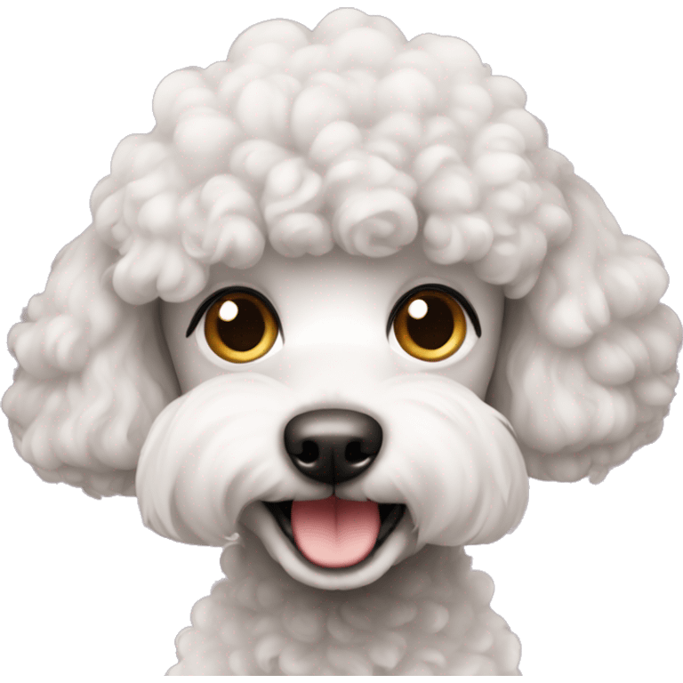 cute poodle emoji