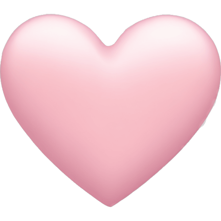 pastel pink heart emoji