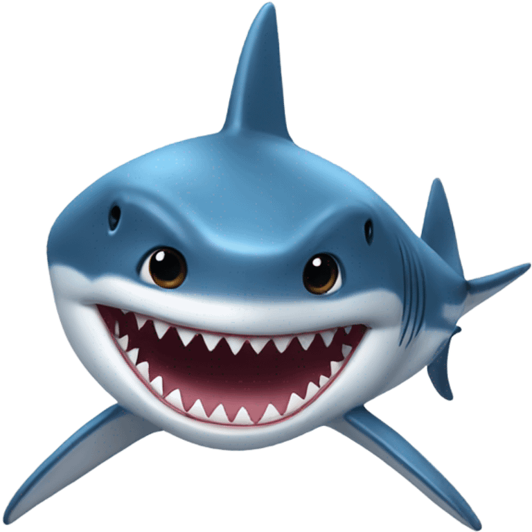 Blue shark  emoji