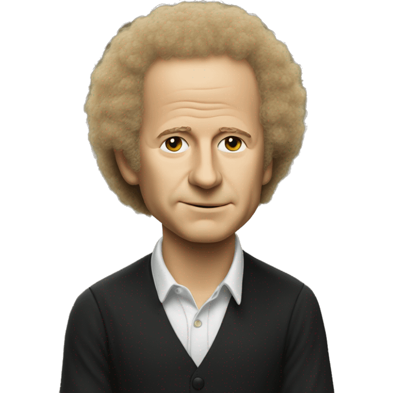 Art Garfunkel at the time of Simon and Garfunkel emoji