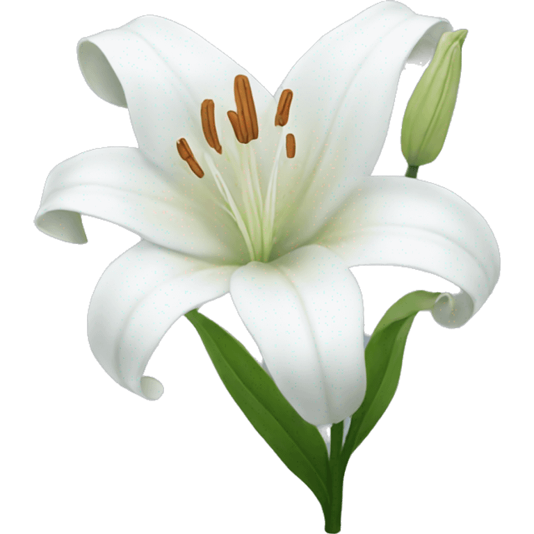 white lily emoji