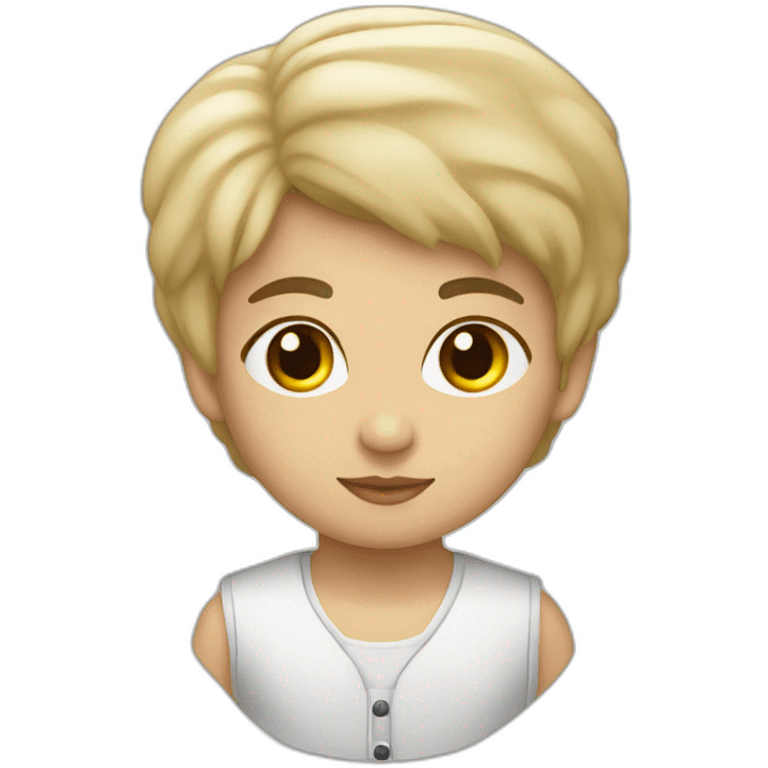 Besos mujer blanca hombre blanco emoji