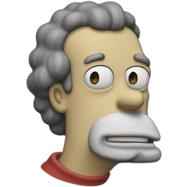 Homer simson choqué emoji