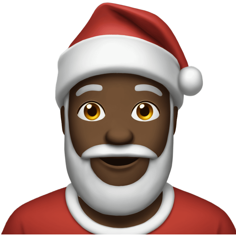 Black Santa  emoji