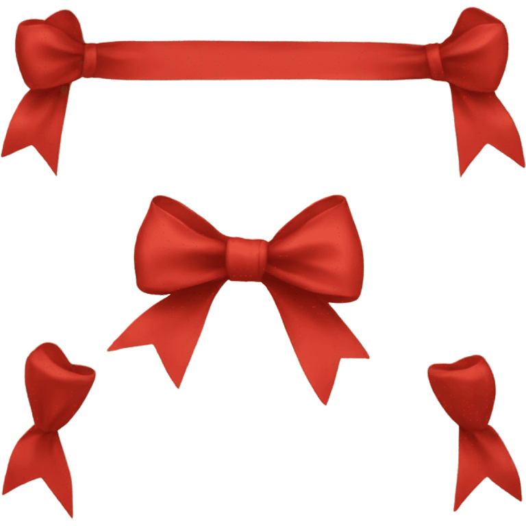 Red bow emoji