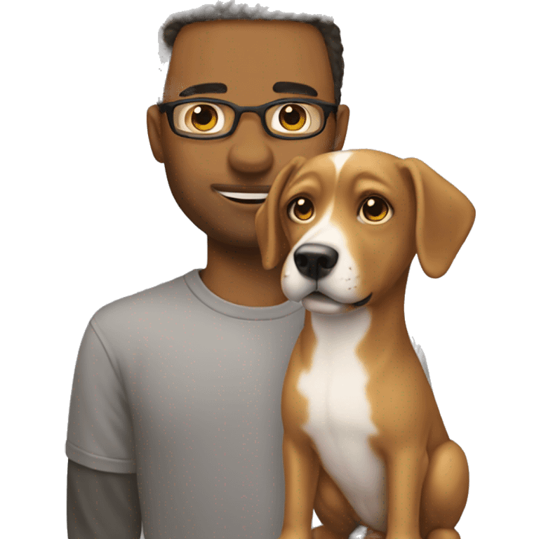 Me and dog emoji