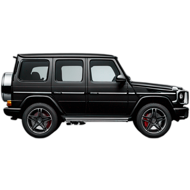 black-mercedes-benz-G-Class emoji