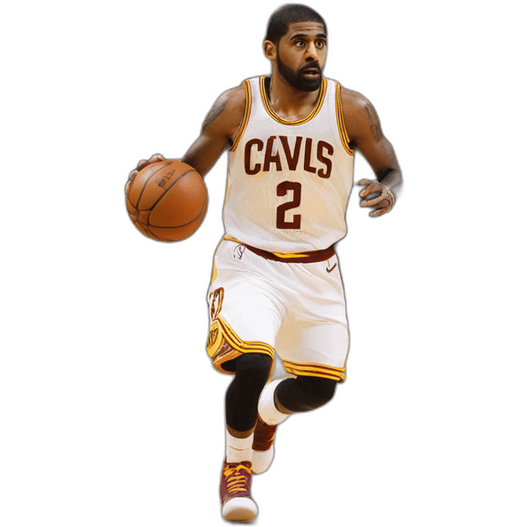 Kyrie Irving qui drible emoji