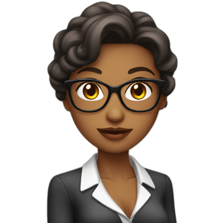 Sexy secretary emoji