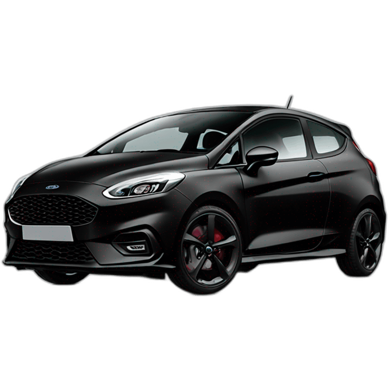 ford fiesta ST line black emoji