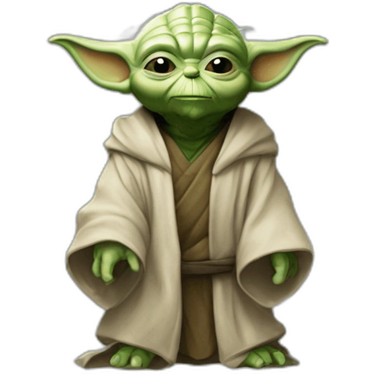 Mètre yoda qui boit du krug emoji