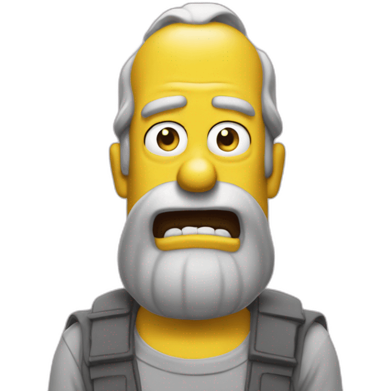 Homer qui fais caca emoji