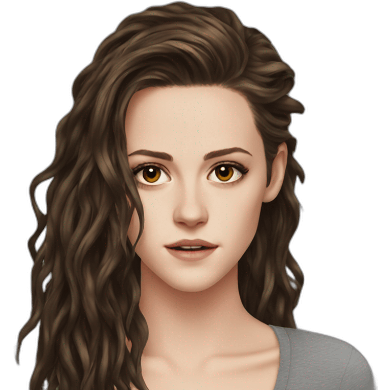 Kristen stewart long hair emoji