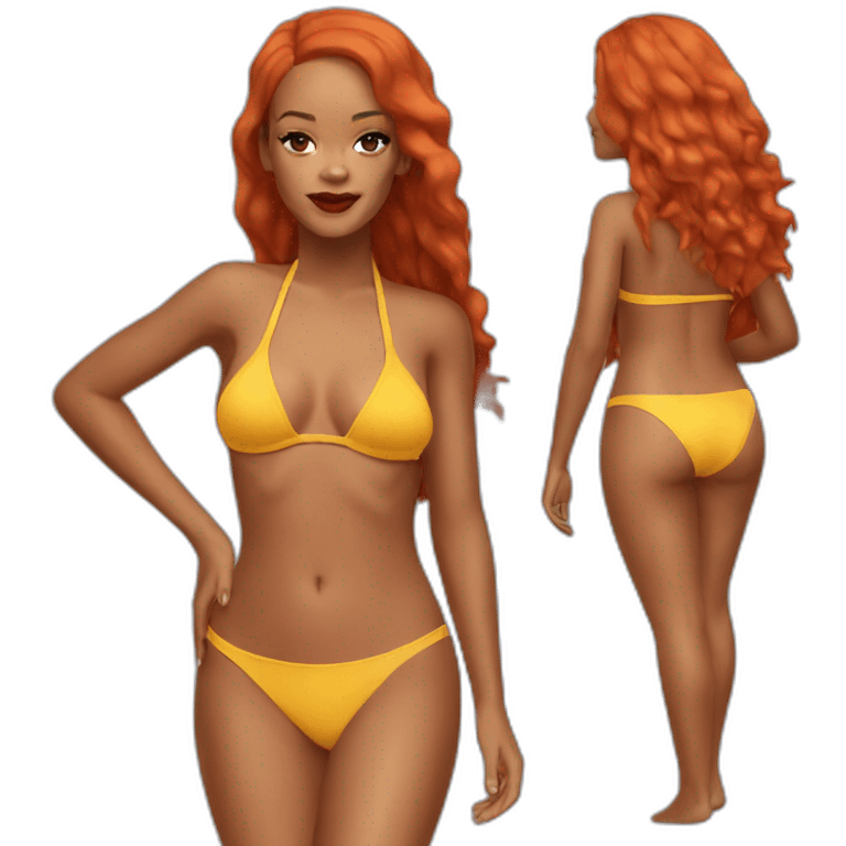 Rihanna bikini emoji