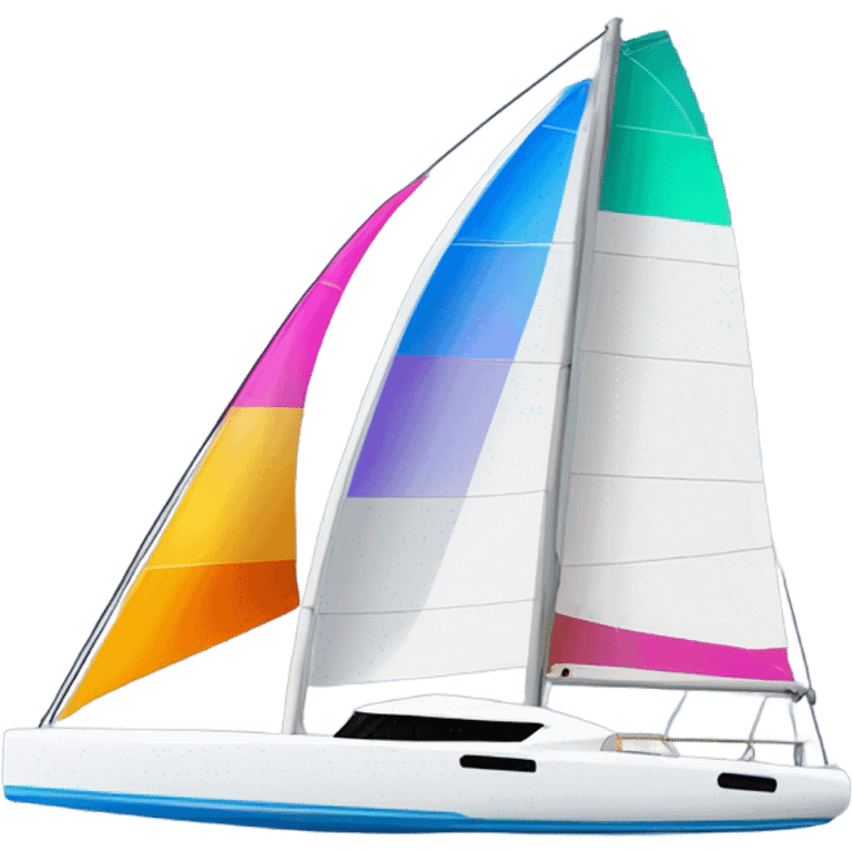 Catamaran sailboat emoji