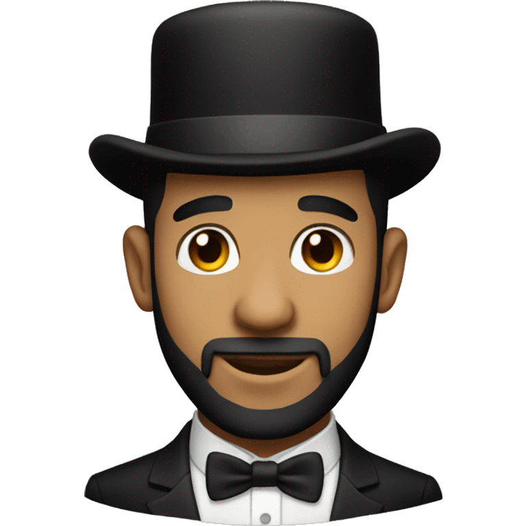 Drake wearing a top hat  emoji