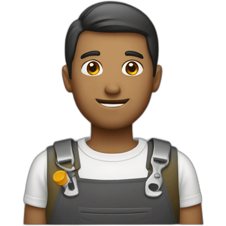 Man car repair emoji