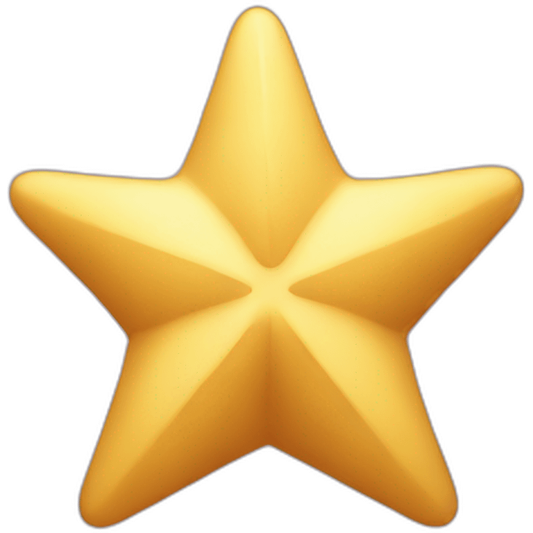 Upsidedown star long emoji