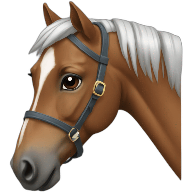 Perfect horse emoji