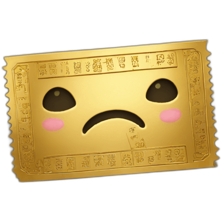 Golden Ticket emoji