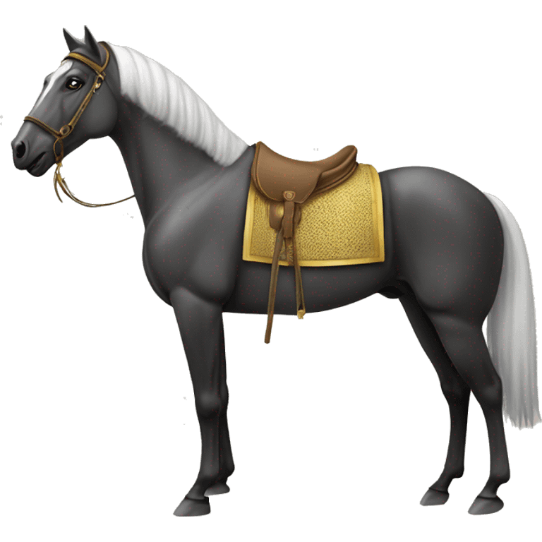 arabic horse on Napoléon emoji