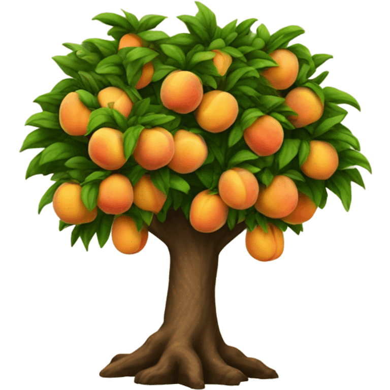 Peach tree emoji