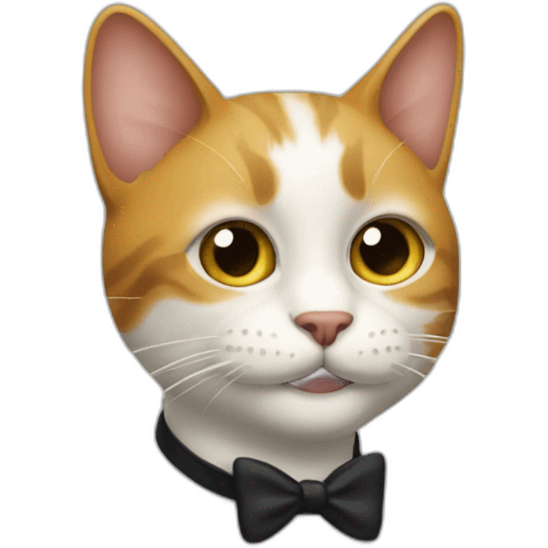 cat like charlie chaplin emoji