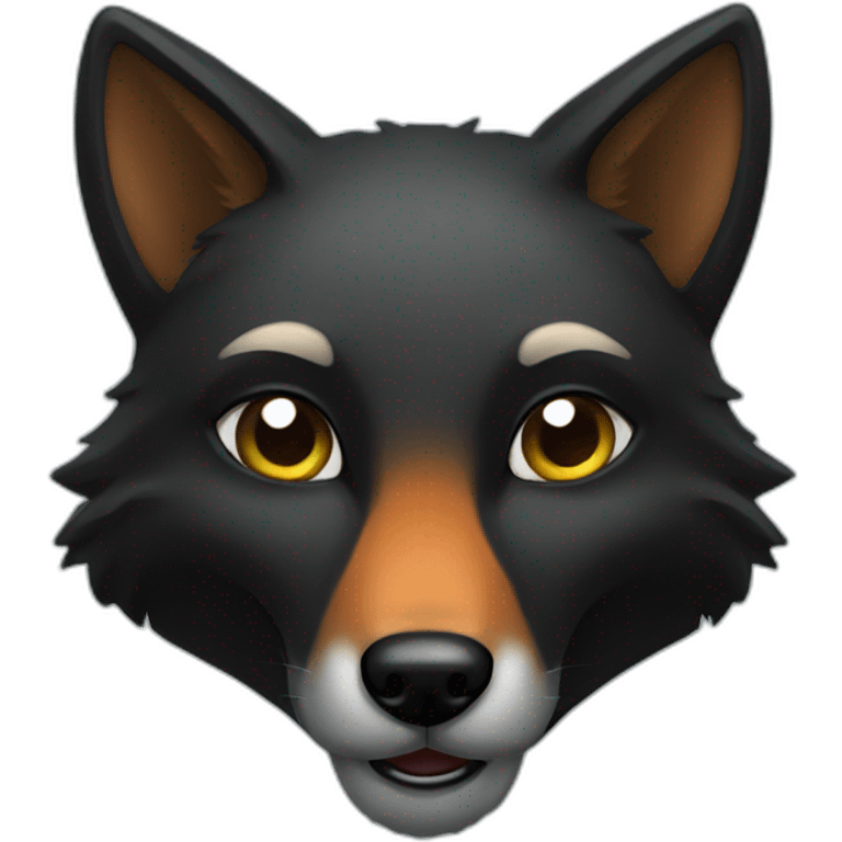 black fox emoji